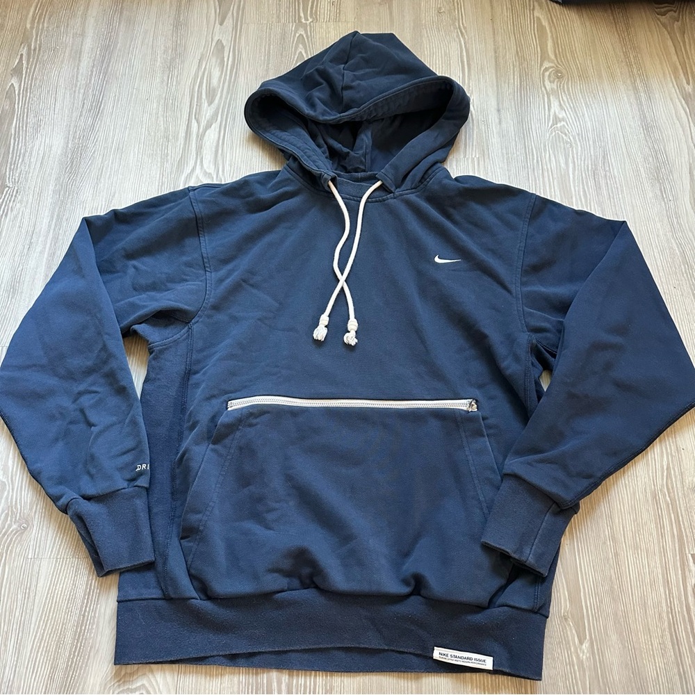 nike - hoodie in navy blue